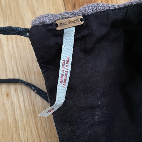 NWOT Free People Romper Dress Embroidered W Pockets Size Small - Picture 5 of 5